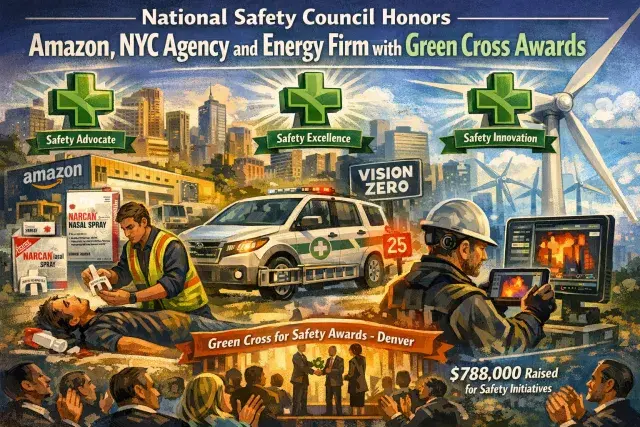 National Safety Council Honors Amazon, NYC Agency and Energy Firm with Green Cross Awards